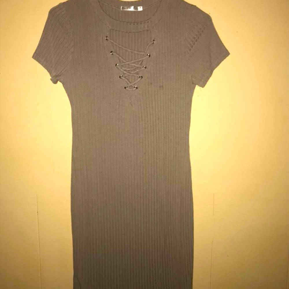 Tan brown dress